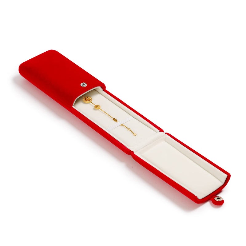 Oirlv Red Jewelry Gift Box Necklace/Long Chain Storage Boxes - Image 5